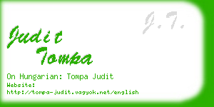 judit tompa business card